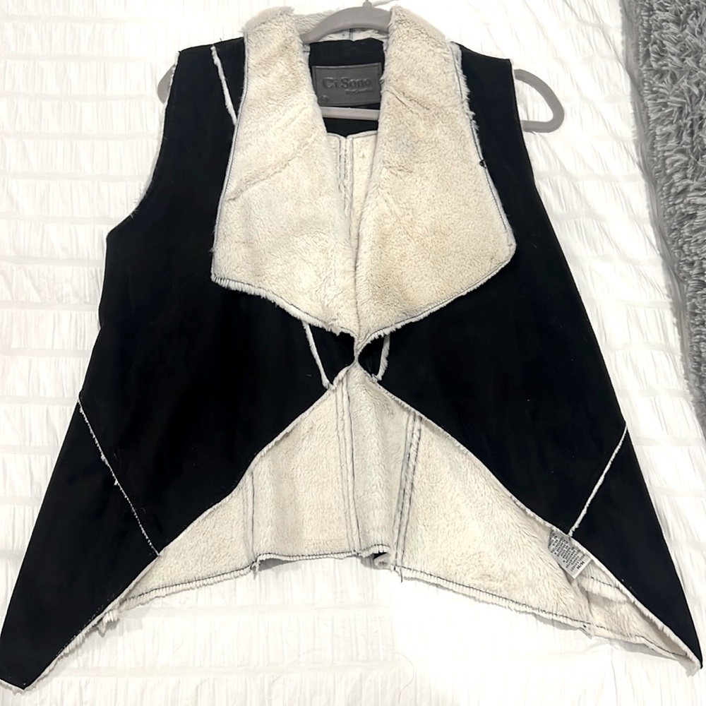 Ci Sono faux fur vest